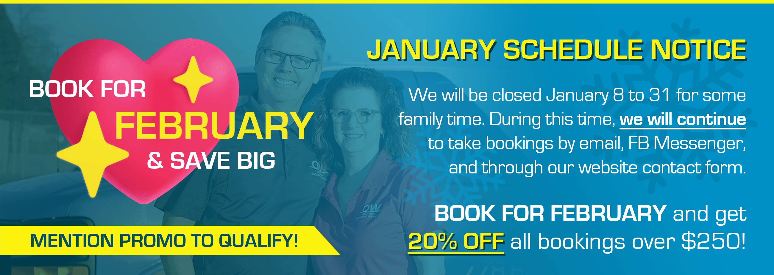 20% OFF Carpet Cleaning in February: Book Now!